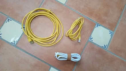 Photo of free Three Cat5 (ethernet) cables (New Marston OX3) #1