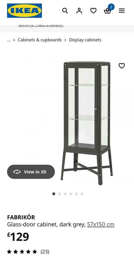 Photo of free Ikea glass unit (Edinburgh EH7) #3
