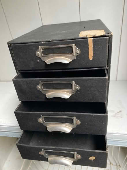Photo of free Small, vintage cardboard drawers. (Merton Park SW19) #2