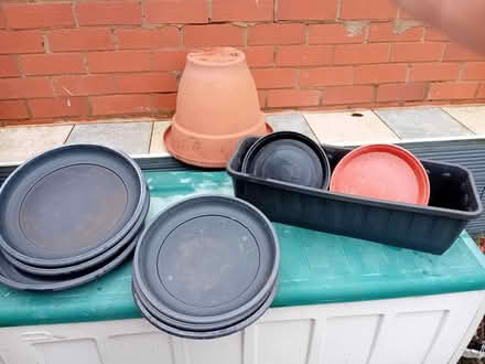 Photo of free Plant pots .water trays and planter (Prescot) #3