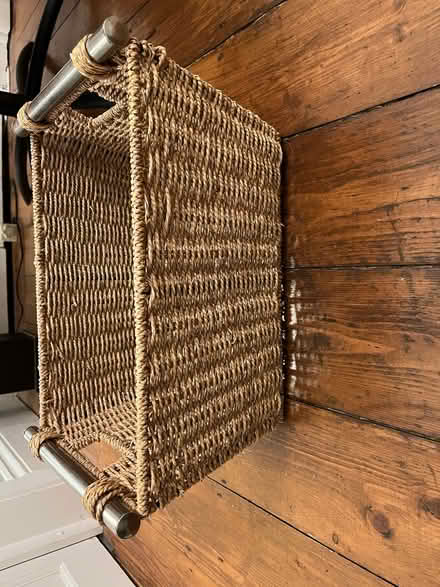 Photo of free Woven basket with handles (Lower Weston) #3