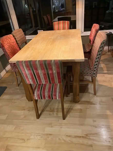 Photo of free Dining/Kitchen Table & Chairs (Near Blarney, Co. Cork.) #1