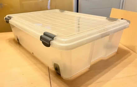 Photo of free 2 x Underbed storage wheeled boxes (Grove Park SE12) #1