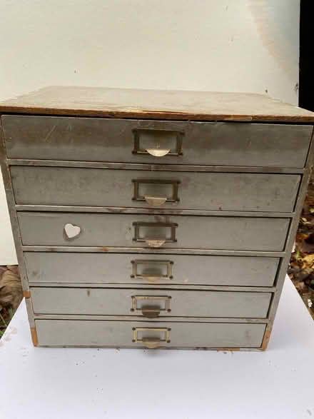 Photo of free Vintage cardboard and wood storage drawers (Merton Park SW19) #1