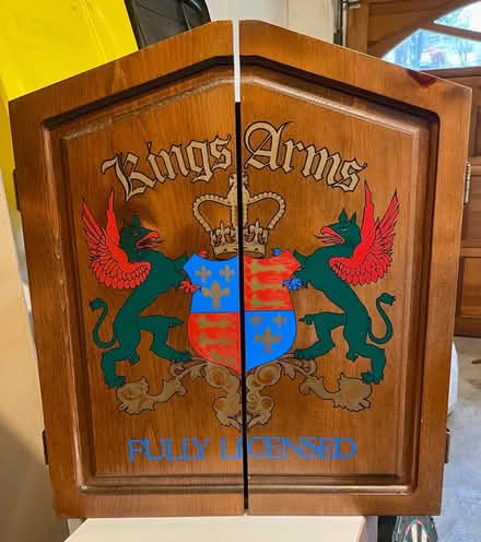 Photo of free Dart Board, Wall Mounted cabinet (Stroudsburg) #1