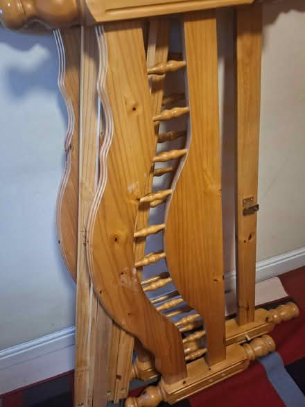 Photo of free Pine bed and mattress..dismantled (Newcastle under lyme St50pt) #2