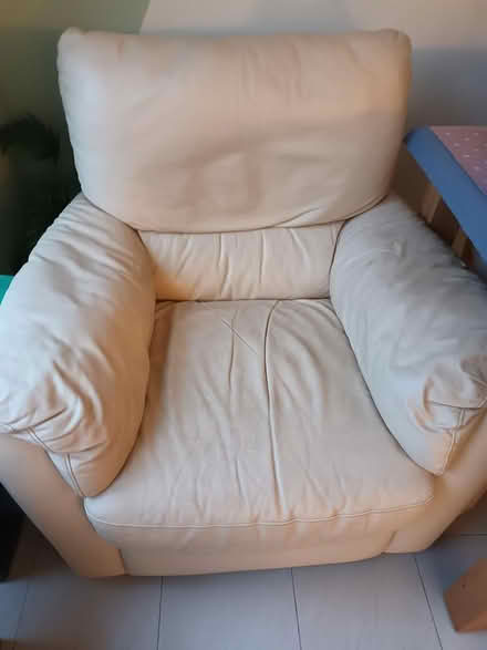Photo of free 2 leather arm chairs (AL4) #1