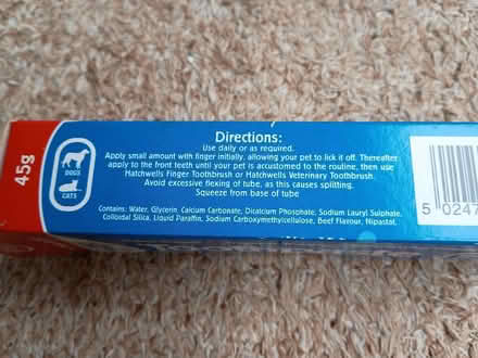 Photo of free Toothpaste for cats/dogs (Kidderminster DY11) #2