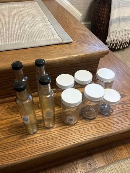 Photo of free Glass bottles for kitchen/food (Chevy Chase, md) #2