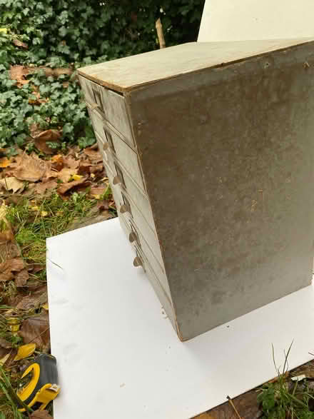 Photo of free Vintage cardboard and wood storage drawers (Merton Park SW19) #3