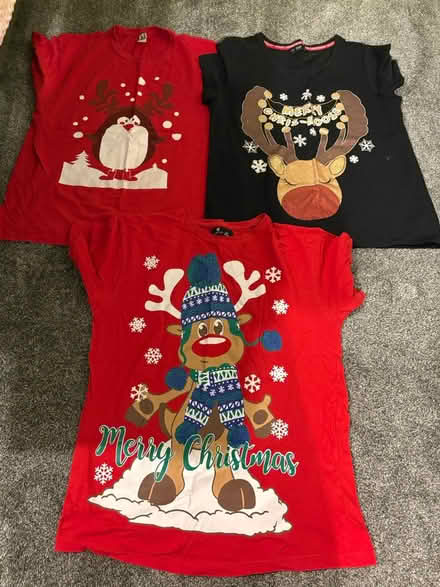 Photo of free Women’s Xmas t shirts (Axminster) #1