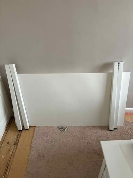 Photo of free Dismantled IKEA desk 120cm x 60cm Immediate collection (Enfield EN2) #1