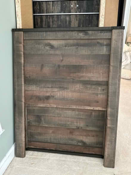 Photo of free Brown twin bed frame (Warrenton, va) #2