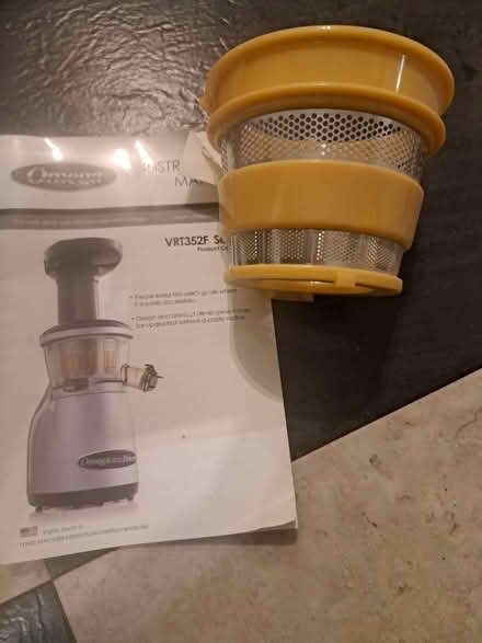 Photo of free Filter and Manual for omega vert juicer (Heeley Green S14) #2