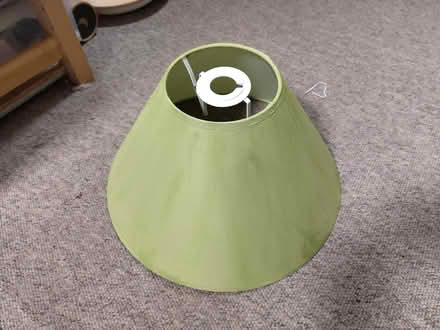 Photo of free Lime green lamp shade, 34cm diameter (Lower Earley RG6) #1