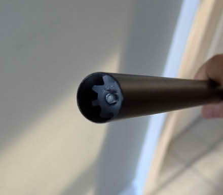 Photo of free Black metal curtain pole 190cm (Hartington Road BN2) #3