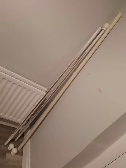 Photo of free Wood curtain poles (Dublin 12) #1