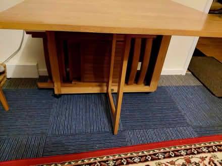 Photo of free Compact dining table with chairs (Workington CA143SJ) #2