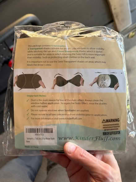 Photo of free Car window shade (Dean Row SK9) #1