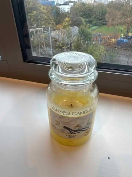 Photo of free Vanilla candle (large) (Bow E3) #1