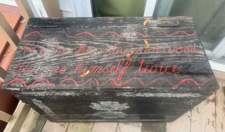 Photo of free Vintage wood box (West Springfield) #1