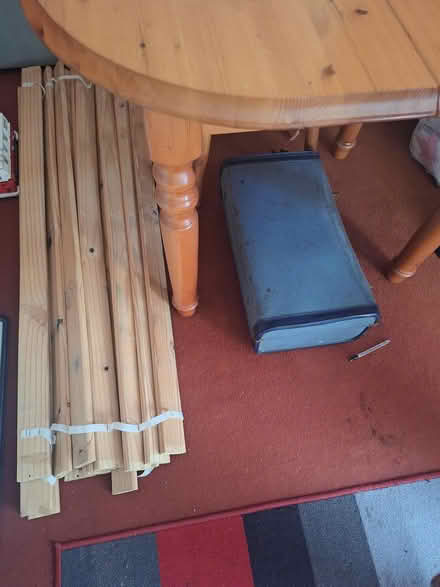 Photo of free Pine bed and mattress..dismantled (Newcastle under lyme St50pt) #3