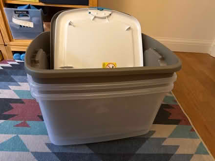 Photo of free 62 L boxes with lids (St. John's Wood NW8) #1