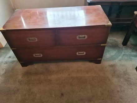 Photo of free Dark wood small chest of drawers (Slough SL2) #2