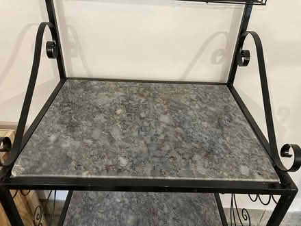 Photo of free Baker’s Rack with Marble Shelves (North Nashua) #2