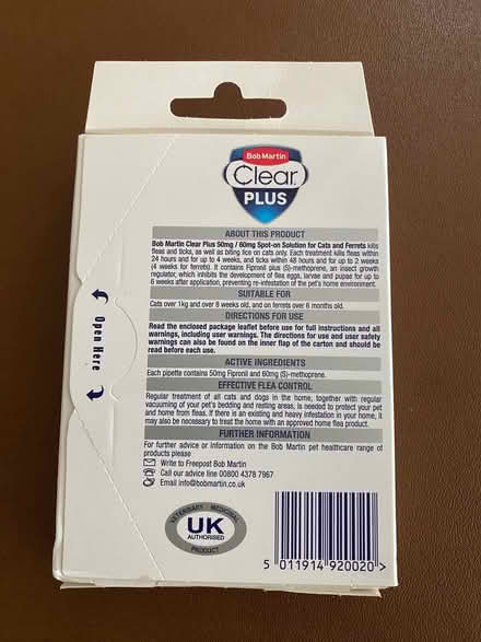 Photo of free Flea and Tick Protection for cats (Prestwood HP16) #3