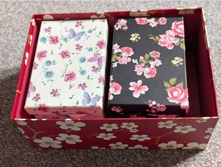 Photo of free Floral storage boxes x 3 (Carmarthen) #1
