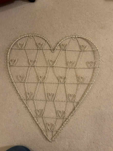 Photo of free Metal heart wall note board (Marden, Devizes SN10) #2