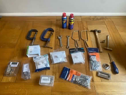 Photo of free Tools, WD40, dimmers, clamps etc (Mortlake) #1