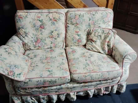 Photo of free 2 seater foam based Sofa (Worcester City centre WR5) #1