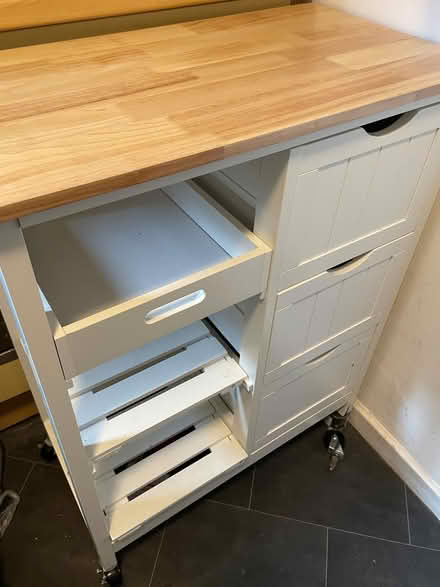 Photo of free Kitchen trolley/cupboard. (Highbury N5) #1