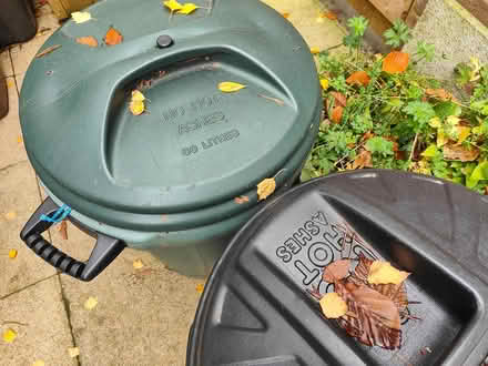 Photo of free 80ltr plastic bins with lids (Bransgore BH23) #2