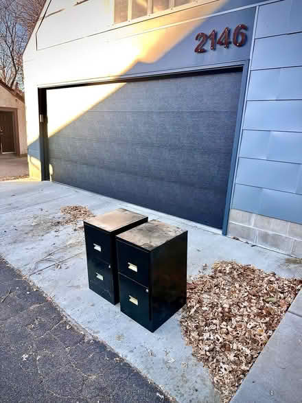 Photo of free two drawer file cabinets (Macalester Groveland St. Paul) #1