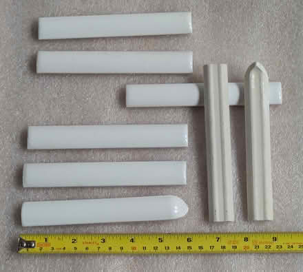 Photo of free White quadrant tile trim (Hanover BN2) #1
