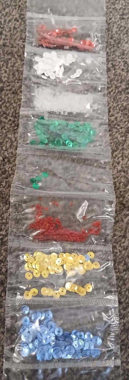 Photo of free A selection of beads, sequins, wire, broken jewellery (Tyseley B11) #2