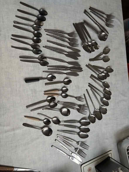 Photo of free Mixed cutlery (Sainsburys GL52) #1