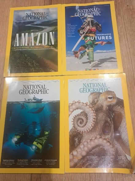 Photo of free 4 copies of National Geographic (Weston) #1