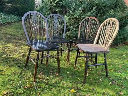 Photo of free Set of 4 Solid Wood Dining Chairs (Ufford) #1
