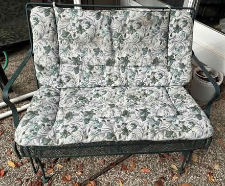 Photo of free Outdoor glider with cushions (west Cupertino) #1