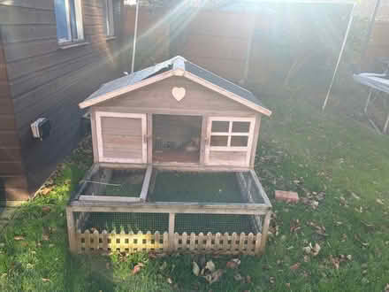 Photo of free Guinea Pig / Rabbits Hutch & Run (Lostock Hall PR5) #1