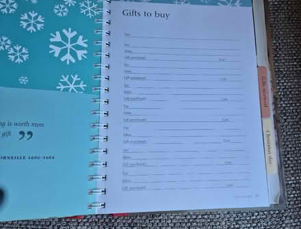 Photo of free Christmas Organiser Hardback (Handforth SK9) #4
