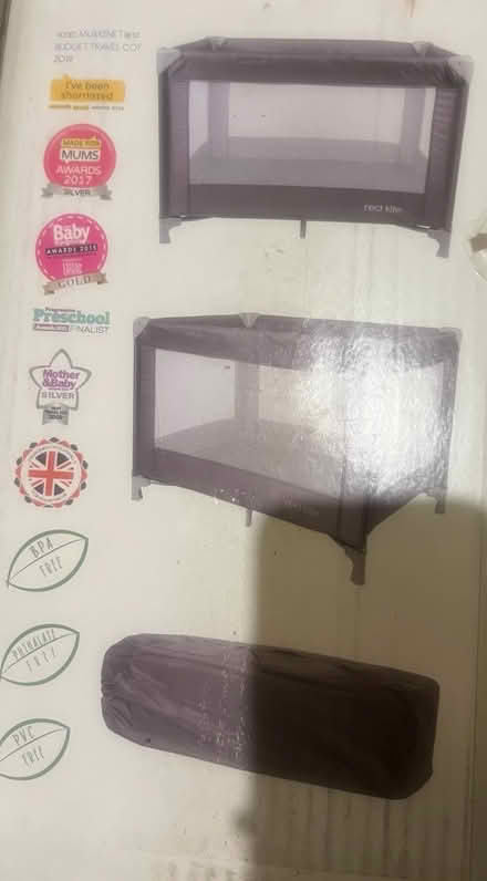 Photo of free Red kite travel cot - (no mattress) (Lewisham) #4