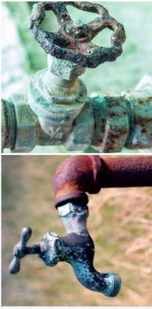 Photo of Old broken tap for craft project (Kit Green WN5) #1