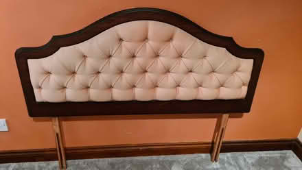 Photo of free Double bed headboard in Peach (Broom SG18) #1