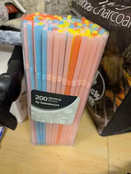 Photo of free Box of plastic straws (approx 170 left) (Kidlington OX5) #1
