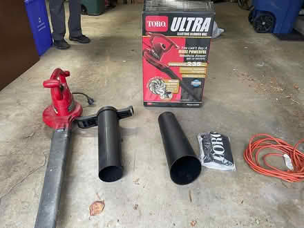 Photo of free Toro Electric blower vac (Potomac) #1